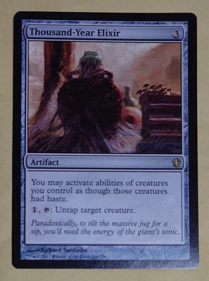 MTG ThousandYear Elixir Commander 2013 English Used Magic The Gathering - Image 1 of 2