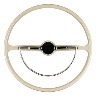 LOSCHEN Banjo Style White Steering Wheel For 1953 - 1967 Volkswagon Beetle - Image 1 of 4