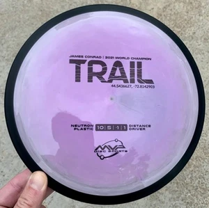 Axiom MVP Neutron Trail - Transitional Color Swirl James Conrad Series Disc Golf - Picture 1 of 24