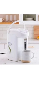 SPT Electric Kettle Dual-Pump Hot Water Dispenser 17.75-Cup White Auto Boil - Picture 1 of 6
