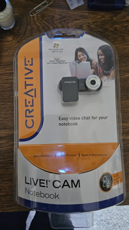 Creative VF0470A Live Cam Notebook Camera - Image 1 of 1