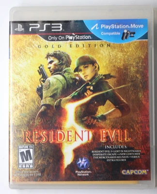 Resident Evil 5 -- Gold Edition (Sony PlayStation 3, 2010) CIB - Image 1 of 3