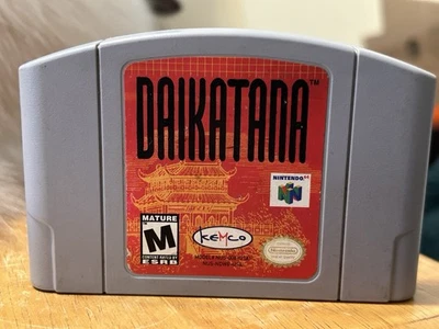 Cartucho de juego suelto Daikatana Nintendo 64 N64 Blockbuster solo auténtico Kemco Foto 1 de 2