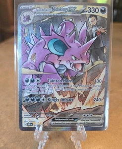 đŸ‘‘Team Rocket's Nidoking EX SAR 233/182 Pre-release!đŸ”¥Destined Rivals!! - Picture 1 of 10