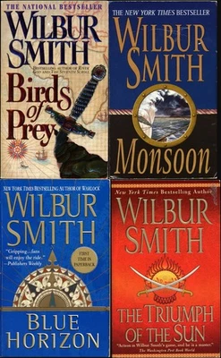 Courtney Adventure Thriller Lot of 4 Paperback by Wilbur Smith Foto 1 de 4