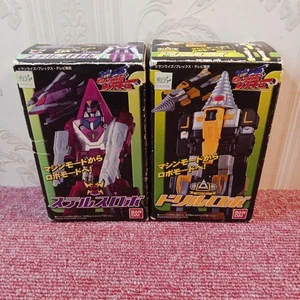 Bandai Machine Robo Rescue Set of 2 Stealth & Drill Robots - Picture 1 of 15