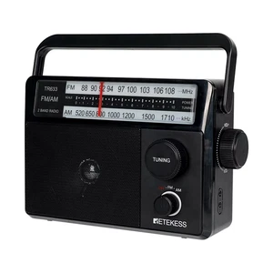 Retekess TR633 Portable FM/AM Radio Digital Big Knob 6 ohm 2W Speaker Elderly US - Bild 1 von 11