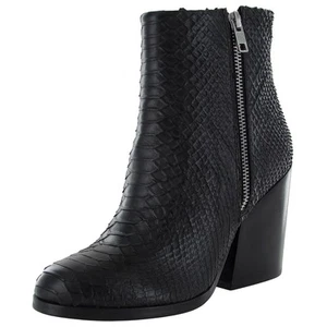 Peace Love Shea By Steve Madden Womens TStudio Bootie, Black Python, US 5.5 - Picture 1 of 3