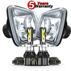 2PCS fit Chevy Malibu 1978-81 El Camino 7x6 5x7 inch LED Headlights Hi/Lo Beam Chevrolet Sprint