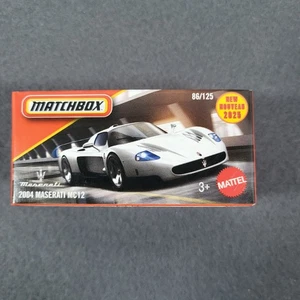2025 Matchbox Power Grabs - 2004 Maserati MC12 Diecast Car 86/125 NEW Sealed - Picture 1 of 5
