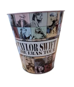 AMC Official Taylor Swift The Eras Tour Cinema Popcorn Bucket Tin Pink NEW  - Picture 1 of 7