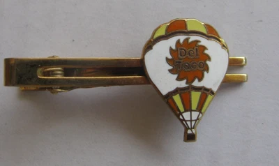 AIBF Rare Del Taco pin mounted on tie clasp Hot Air Balloon Special Shapes pin!! - Image 1 of 2