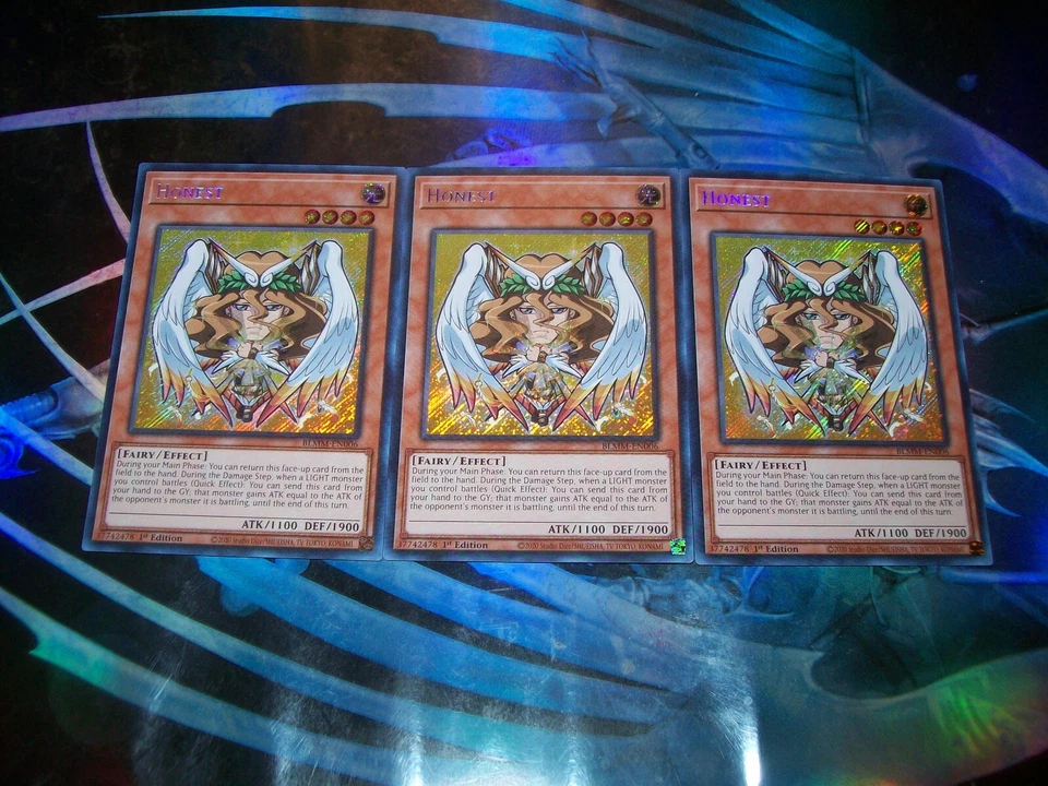 3x Honesto 1ª Edición Secreto Raro BLMM-EN006 Yu-Gi-Oh! Foto 1 de 1