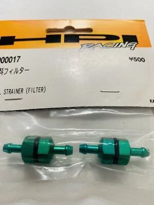 HPI Racing Aluminum Fuel Filter GREEN Traxxas Losi Ofna Mugen Kyosho Associated - Image 1 of 2