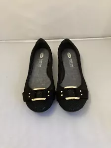 Dr. Scholls Women’s Sz 11 Frankie Black Mesh Buckle Cool Fit Memory Foam Flats - Picture 1 of 5