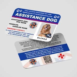 Assistance Dog Card - Service Dog - with Lanyard and Cardholder - Picture 1 of 9