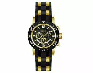 Reloj cronógrafo para hombre Invicta Pro-Diver 23702 negro/dorado tono 50 mm con estuche - Imagen 1 de 8
