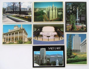 USA Lot Amerika Postcards 7 x SALT LAKE CITY UTAH color Postkarte Ansichtskarten - Bild 1 von 2
