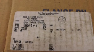 REEL OF 2000 TYCO 60544-3 ELECTRONICS RECEPTACLE FASTON TAB 250 SERIES T21722 - Picture 1 of 2