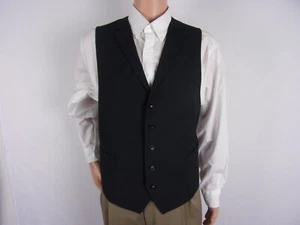 I.D.F. Chaleco Abotonado TALLA: Pecho 47" DISEÑO NEGRO - Imagen 1 de 3