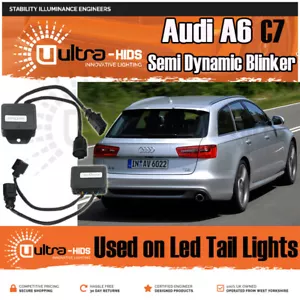 x2 Semi Dynamic Module Tail Light Indicator LED taillights for AUDI A6 C7 Estate - Picture 1 of 4