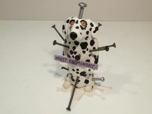 Must Be Monday Screwed Dalmatian Figurine by Sanders - Picture 1 of 4