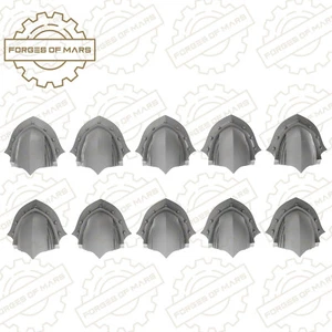 Fallen Gladiators - Noctis Hunters - Shoulder Pads - Terror Arched Blank (x10) - Imagen 1 de 1