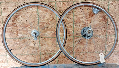 Schwinn Approved Araya 27" Road Bike Wheel Set Freewheel OLW126/100 Fast Shipper - Image 1 of 4