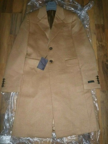Cappotto Cammello Pesante PRADA UK 38R IT 48R RRP £3700 Made in Italy