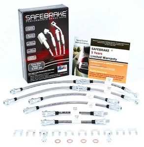 Proton Preve 1.6L 2011-2019 brake upgrade - SAFEBRAKE Performance Hoses - Picture 1 of 11