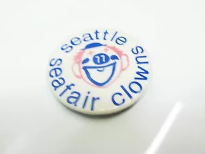 Seattle Seafair Clowns (77) Vintage Pinback Button - Picture 1 of 3
