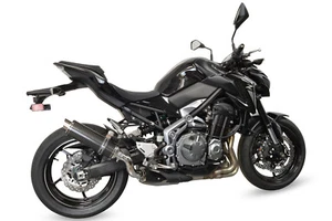Escape Kawasaki Z900 SP Engineering fibra de carbono redondo Moto GP XLS 2017-2019 - Imagen 1 de 11
