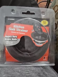 KEENEY K1439BRZ 3.5 in. Brass Kitchen Sink Strainer in Oil Rubbed Bronze - Picture 1 of 3