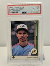 Randy Johnson 1989 UD PSA 8 Star Rookie #25 HOF