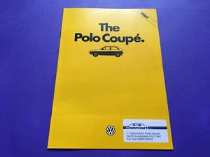 VW Polo Coupe Prospekt 1985 - UK Ausgabe 1/85 inkl. Coupe & S - Original VW Artikel - Bild 1 von 2