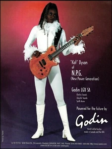 Kat Dyson (Prince and The New Power Generation) 1997 Godin LGX SA anuncio de guitarra - Imagen 1 de 3