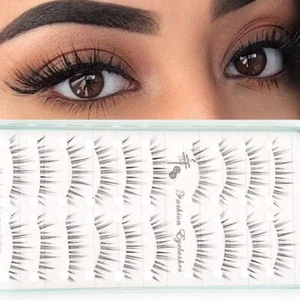 Faux Nerz Haar Manga Wimpern Weich Kurze Wimpern Augen Make-up-Tool - Picture 1 of 7