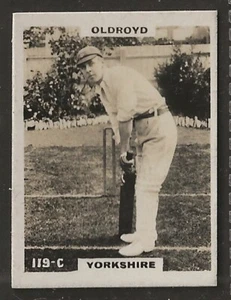 PINNACE CRICKET 1924 (KF198)-#119- YORKSHIRE - OLDROYD  - Picture 1 of 2