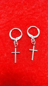 Pendientes mujer cruz - Imagen 1 de 9