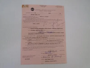 MAURICE HOLLAND STAGE ACTOR SIGNED AUTO AUTOGRAPH 8.5"x11" CONTRACT FREE SHIP JC - Picture 1 of 4