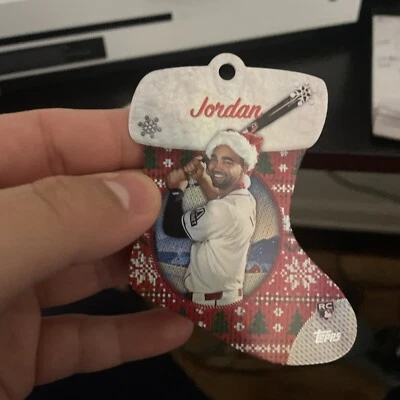 2024 Topps Holiday - Stocking Die-Cut Ornaments #SDC-4 Jordan Lawlar (RC) - Image 1 of 2