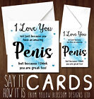 Funny Valentines Day Card Rude Birthday Anniversary Him Her Cheeky Naughty Adult