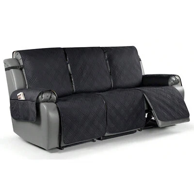 100% waterproof, non-slip washable recliner cover with elastic strap, - image 1 of 4