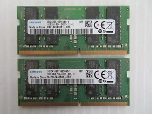 Samsung 32GB (2x16GB) 2Rx8 PC4-2400T DDR4-2400 RAM Memory Kit M471A2K43BB1-CRC - Photo 1/1