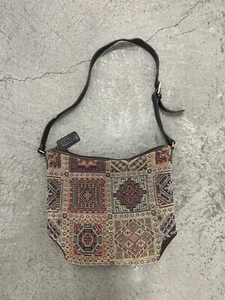 Vintage Schultertasche Relic Multicolor Erdton - Bild 1 von 6
