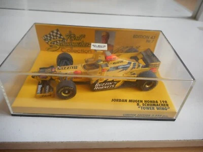 Minichamps F1 Formel 1 Jordan Mugen Honda 198 R. schumacher on 1:43 in Box - Bild 1 von 2