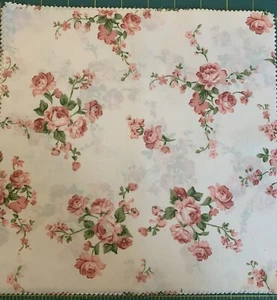 12 - 10 X 10 Moda Fabric Squares ( Pink Floral) - Picture 1 of 2