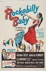 ROCKABILLY BABY Movie POSTER 27 x 40 Virginia Field, Douglas Kennedy, B