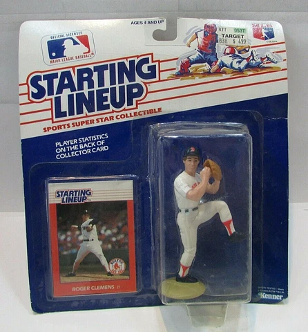 New 1988 Roger Clemens Starting Lineup MLB Kenner Baseball Action Figure FREE SH Cover