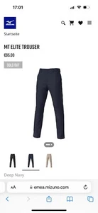 Mizuno Golfhose Neu W36 L 31 Dunkel Blau - Bild 1 von 5